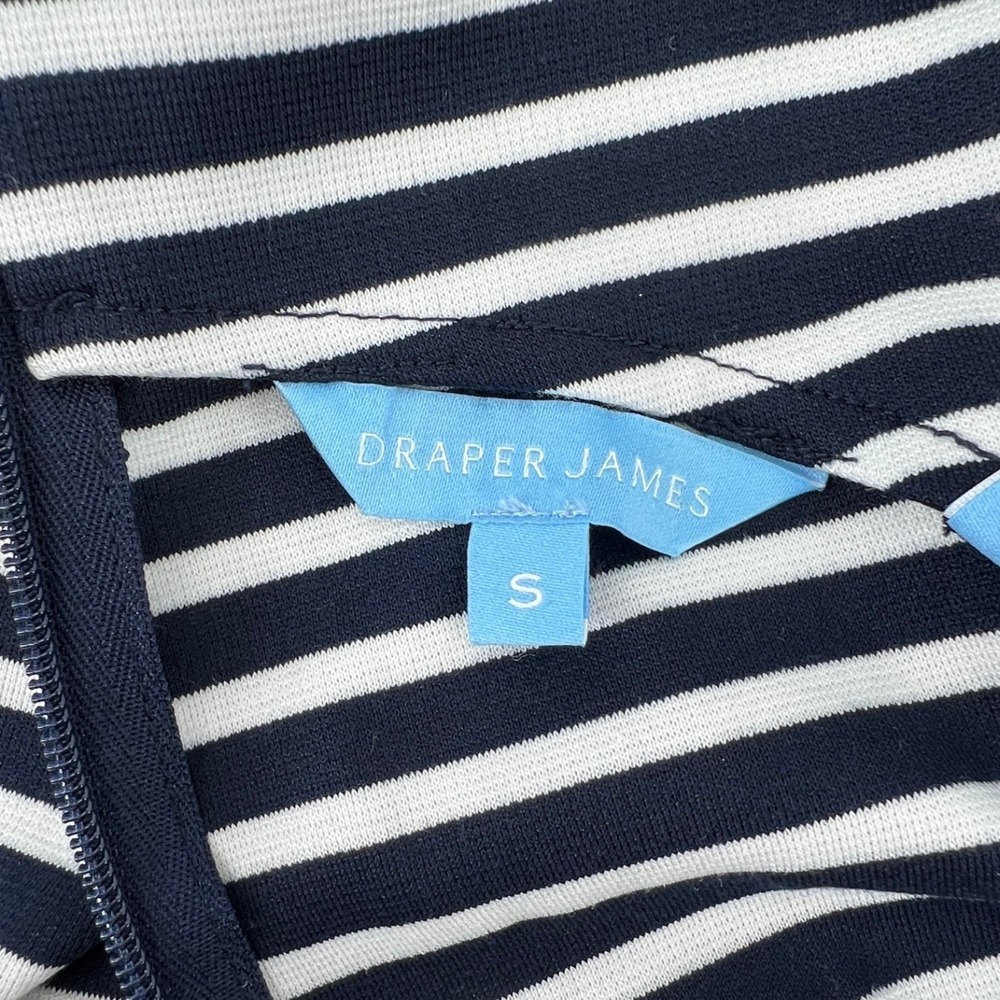 Draper James Women S Sleeveless Striped Pointe Sheath Dress‎ Navy White NWT - Picture 6 of 9